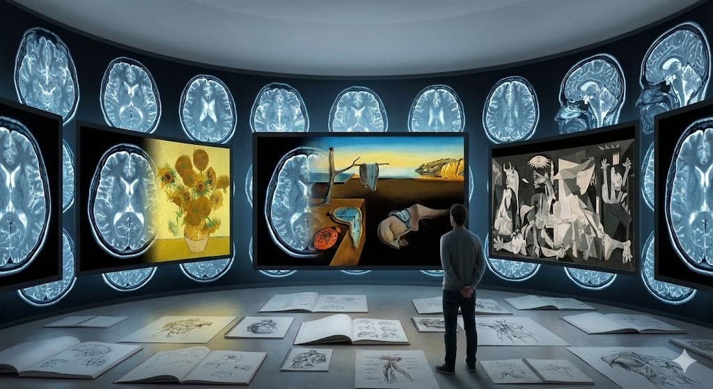 Sala inmersiva de arte y cerebro